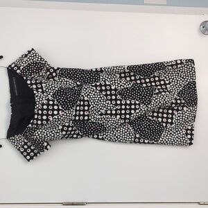 Vintage Robert David Morton off the shoulder rhinestone cocktail dress